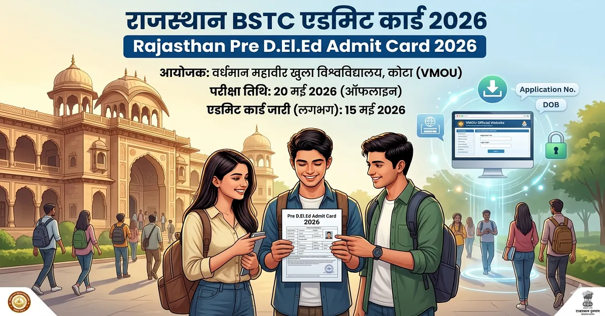 Rajasthan BSTC Admit Card 2026 pdf download