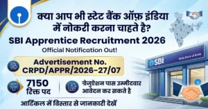 SBI Apprentice Vacancy 2026 apply link