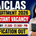 AAICLAS Assistant Recruitment 2026 - Apply Online