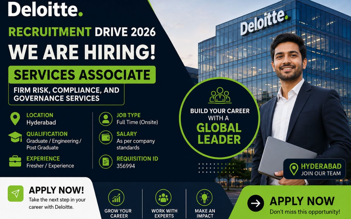 Deloitte Recruitment Drive 2026